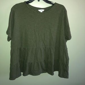 Green shirt